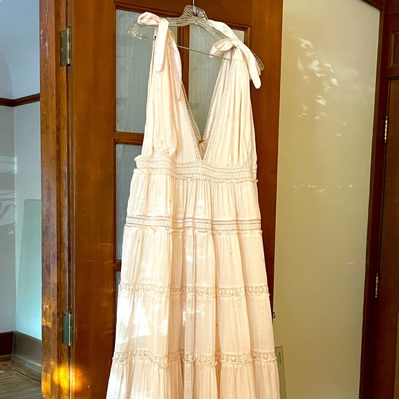 Free People Valley Tiered Midi dress. - Picture 2 of 11